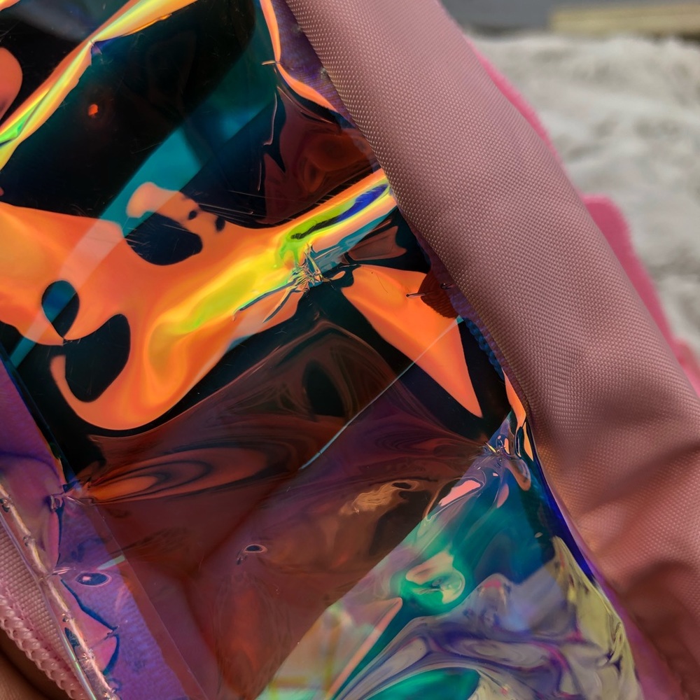 Iridescent Mini Backpack “Slay All Day” - Picture 6 of 8